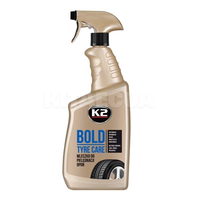 Чернитель-очиститель шин 700мл Bold K2 (K1572) - 7