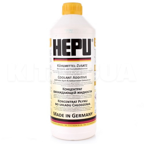 Антифриз-концентрат жовтий 1.5 л G11 -80°С HEPU (P999-YLW)