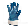 Перчатки рабочие (манжеты-краги) нитриловые синие XL полный облив D-OIL DOLONI (851)
