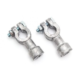 Клеми акумуляторні (-/+) свинцеві (комплект) KING COMPANY