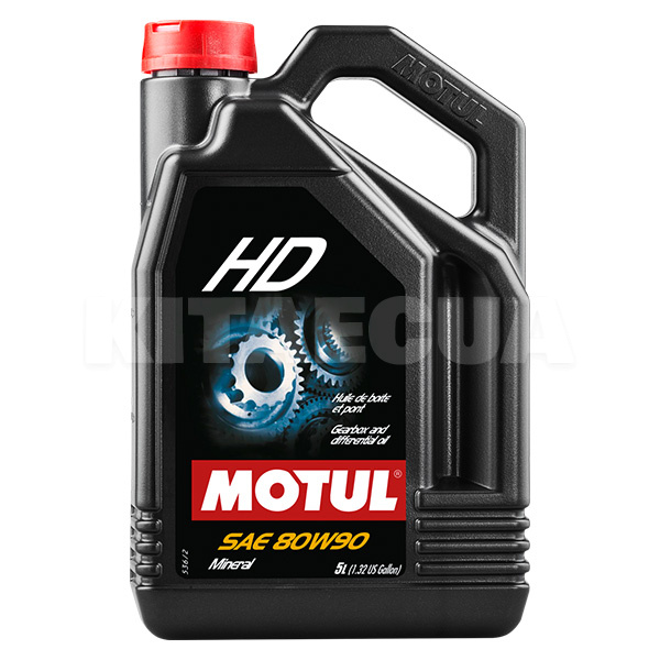 Масло трансмиссионное минеральное 1л 80W-90 GL-4/GL-5 HD MOTUL (105781)
