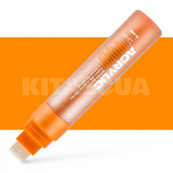 Маркер акриловый 15мм Shock Orange Light MONTANA (323140)