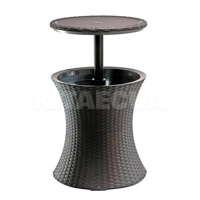 Стол-бар пластиковый Cool Bar RATTAN коричневый до 30 кг Keter (7290005828386) - 2