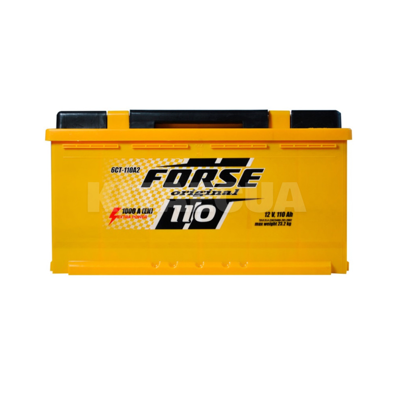 Аккумулятор автомобильный 110Ач 1000А "+" справа FORSE (10955)