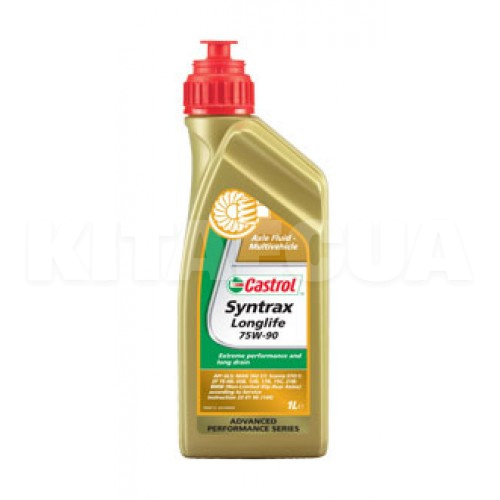 Масло трансмісійне синтетичне 1л Syntrax Longlife 75W-90 CASTROL (EB-SYNTLL9-12X1)