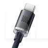Кабель USB Type-C 100W Crystal Shine Series 1.2м чорний BASEUS (CAJY000401)