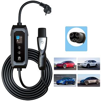 Заряджання Tesla 3 3.7 кВт 16А 1-фаза Type Tesla (американське авто) EVSOW