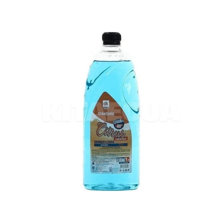 Омыватель зимний STANDARD -80С цитрус 1л Дорожня карта (DK- 1012)