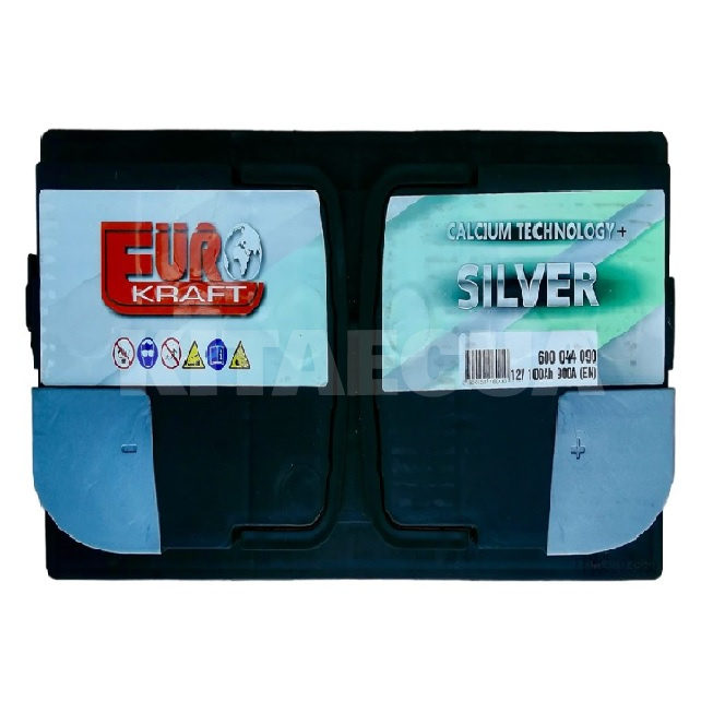 Аккумулятор автомобильный 100Ач 900А "+" справа EUROKRAFT (СТ-00146010) - 3