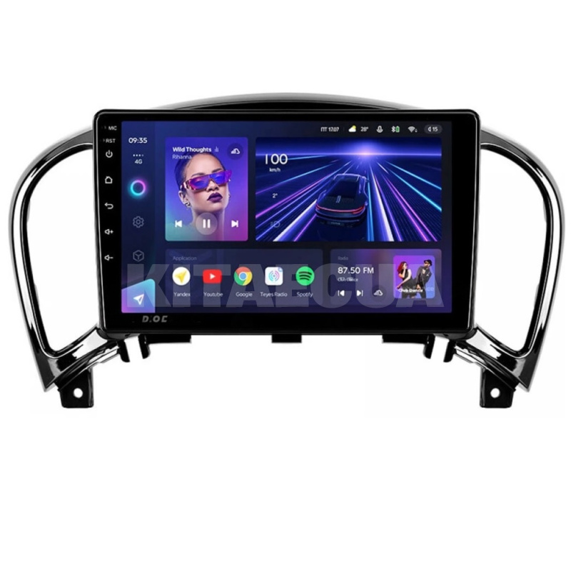 Штатна магнітола CC3L 4+64 Gb 9" Nissan Juke 2010-2014 Teyes (51981)