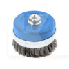 Щетка чашечная усиленная с резьбой 100 мм HOGERT (HT7D738)