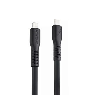 Кабель Type-C Lightning 27W 2м Eternal черный PROOVE