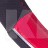Чехол на руль L (39-41 см) чёрно-красный искусственная кожа VITOL (JU 080204RD L)