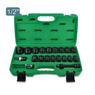 Набор головок ударных 10-32мм 1/2" 27 предметов TOPTUL