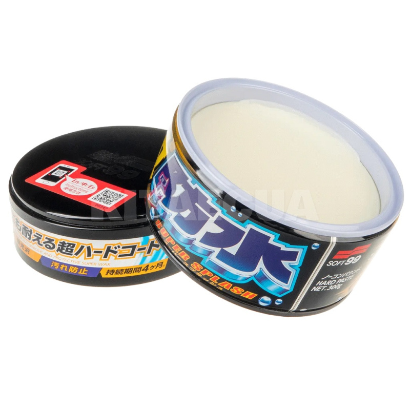 Воск твердый для темных автомобилей Water Block Wax P&M 300г SOFT99 (00347) - 3
