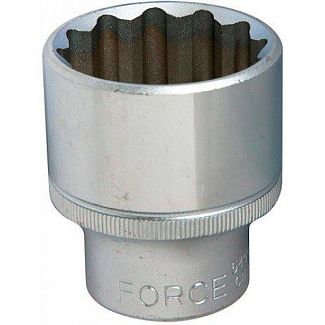 Головка торцевая 12-гранная 30 мм 1/2" 45 мм FORCE