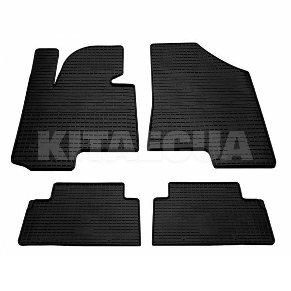Резиновые коврики в салон Kia Sportage (SL) (2010-2015) OP клипсы Stingray (1009064)