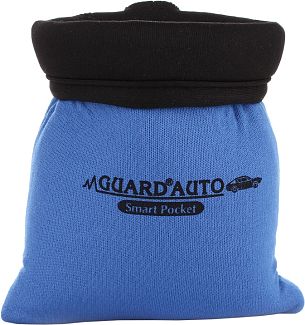 Утримувач автомобільний мішечок на кліпсі синій GUARD