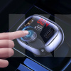 ФМ модулятор C25 с Bluetooth, быстрая зарядка и функция Hands Free USAMS (CC143TC01)