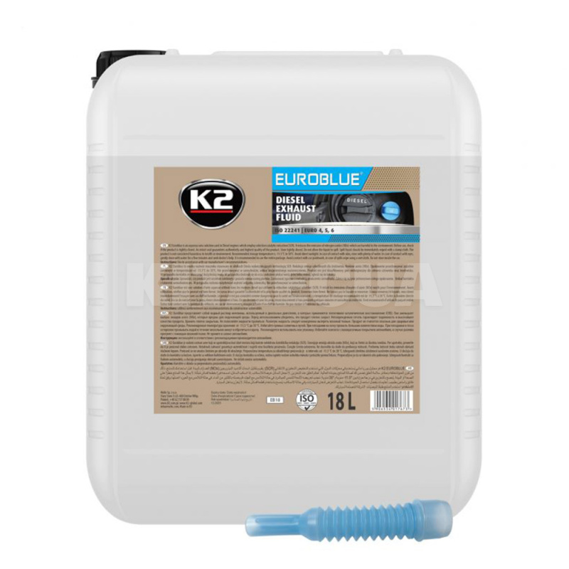 Присадка AdBlue 18л K2 (EB18)
