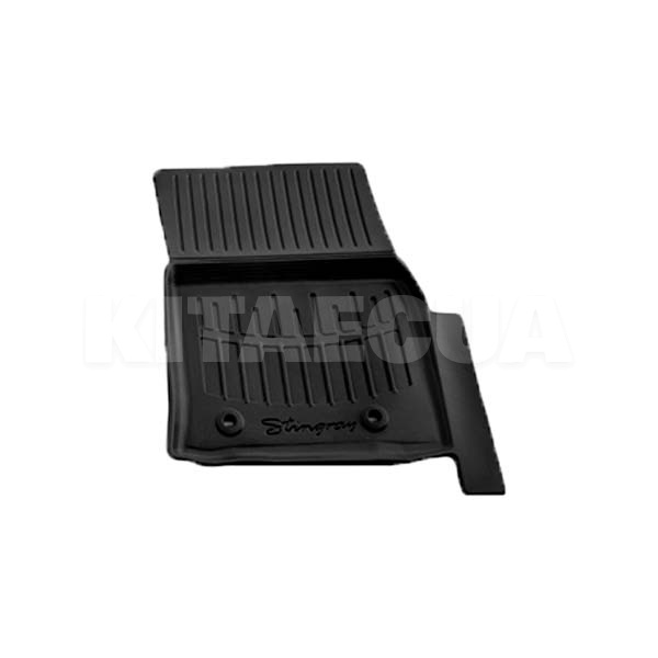 Резиновый коврик передний правый Toyota Land Cruiser 300 (2021-н.в) TL клипсы Stingray (502208502)