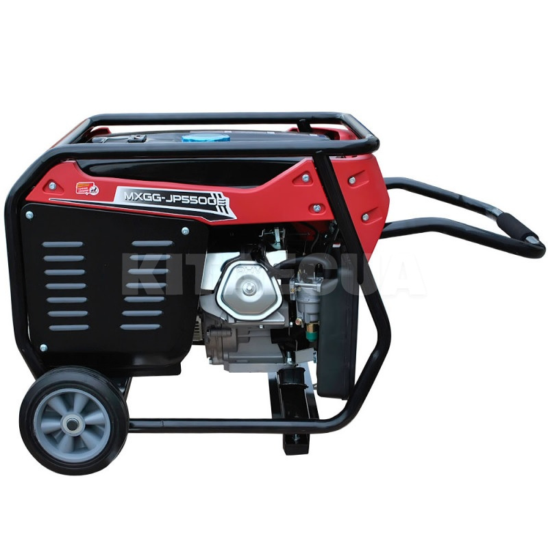 Генератор бензиновий 5.5кВт ручний та електричний запуск MAXION (MXGG-JP5500E) - 4