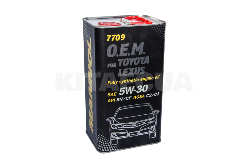 Масло моторное синтетическое 4л 5W-30 O.E.M. for Toyota/Lexus Mannol (MN7709-4) - 2
