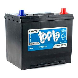 Аккумулятор автомобильный 65Ач 650А "+" справа Topla