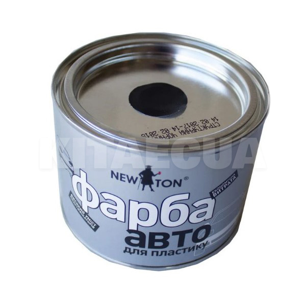 Краска-эмаль структурная для пластика 450мл черная NEW TON (57694-NEW-TON)