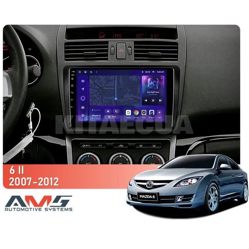 Штатна магнітола MOSS M3 4+32 ГБ 9" Mazda 6 2 GH 2007-2012 AMS (50133) - 2