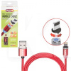 Кабель USB - Lightning 2.4А 2м красный PULSO (MC-2302L RD)