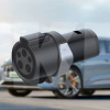 Переходник 7.4 кВт 32А 1-фаза Type 1 (станция) - Type Tesla (американское авто) REDAUTO на TESLA (RD-A7-T1ЕS)
