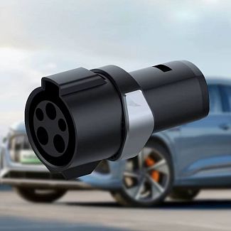 Переходник 7.4 кВт 32А 1-фаза Type 1 (станция) - Type Tesla (американское авто) REDAUTO