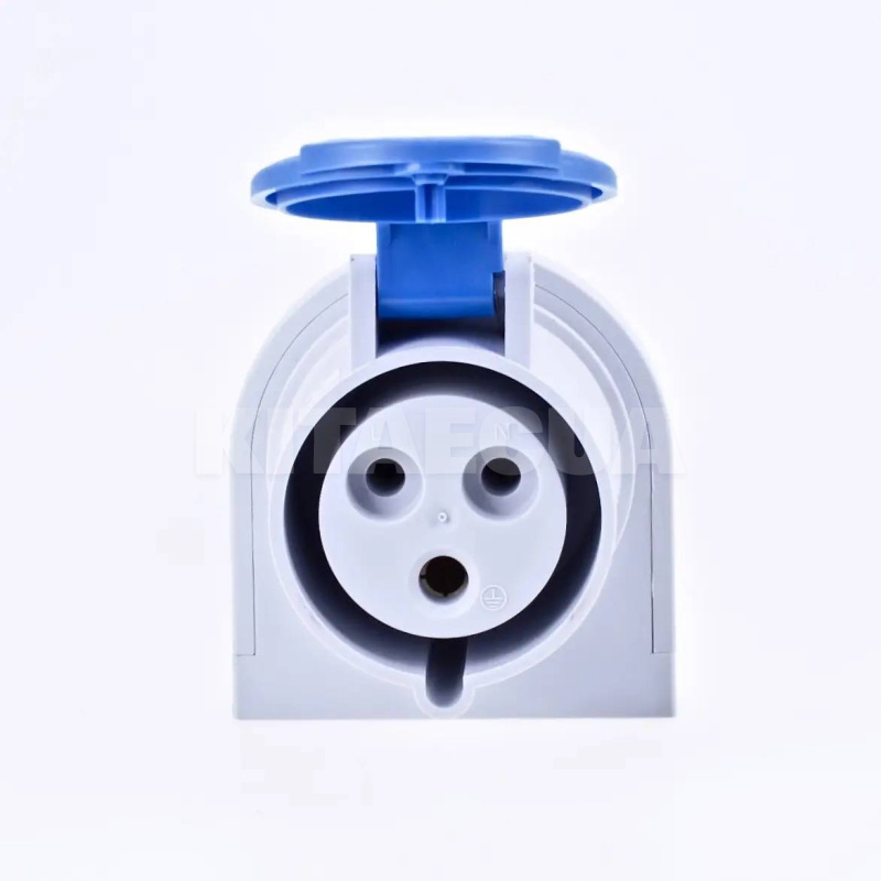 Розетка силова настінна 32А 3-піна 240В TRANS-GREEN (SOCKET32A) - 2