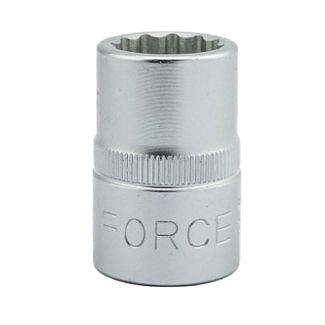 Головка торцевая 12-гранная 21 мм 3/4" 36 мм FORCE
