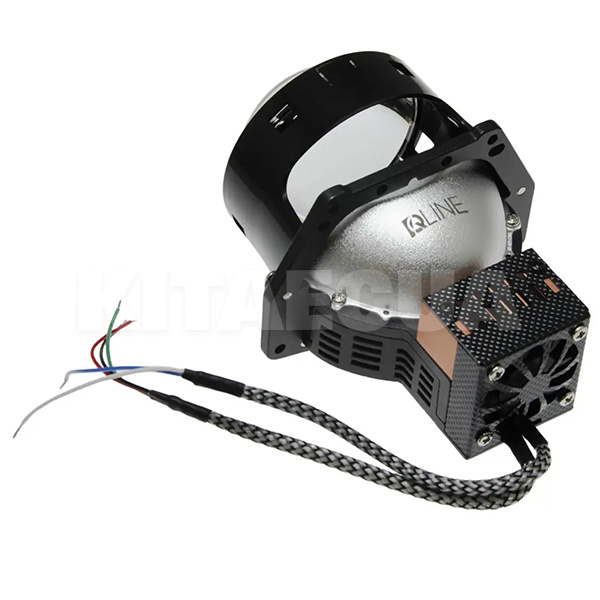 Bi-LED лінзи в фари AES Supreme T1 Blue 3" 55/80W 6000K QLine (00-00020628) - 2