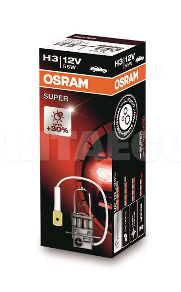 Галогенова лампа H3 12V 55W Super +30% Osram (OS 64151 SUP) - 4