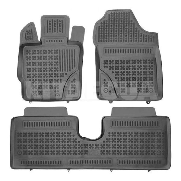 Гумові килимки в салон Toyota Yaris III (2011-2020) (3шт) 201421 REZAW-PLAST (30590)