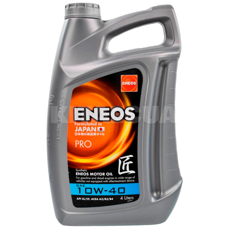 Масло моторное синтетическое 4л 10W-40 PRO ENEOS (EU0040301N)