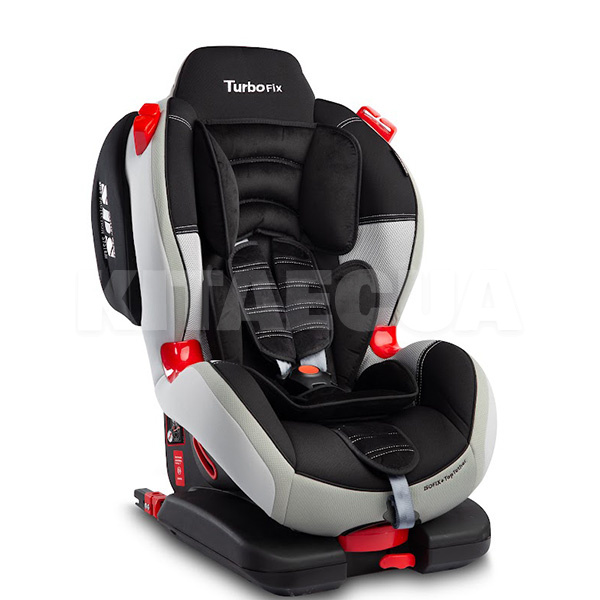 Автокрісло дитяче Sport Turbo Fix Isofix Grey 9-25 кг Caretero (TERO-1400) - 6