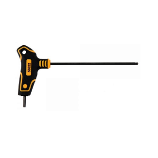 Ключ 6-гранний Т-подібний 3 x 100 x 72 мм з кульовим наконечником та прогумованою ручкою VOREL