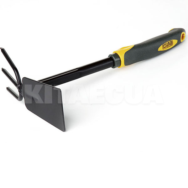 Мотика комбінована плоска з гумовою рукояткою СИЛА (550524)