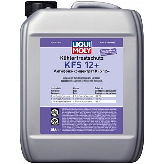 Антифриз-концентрат 5л красный G12+ -40°C Kohlerfrostschutz KFS 2001 Plus LIQUI MOLY