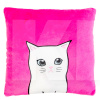 Подушка в машину декоративная "Кошеня" розовая Tigres (ПД-0198)