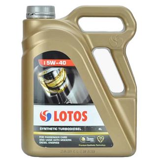 Масло моторне синтетичне 4л 5W-40 SYNTHETIC TURBODIESEL LOTOS