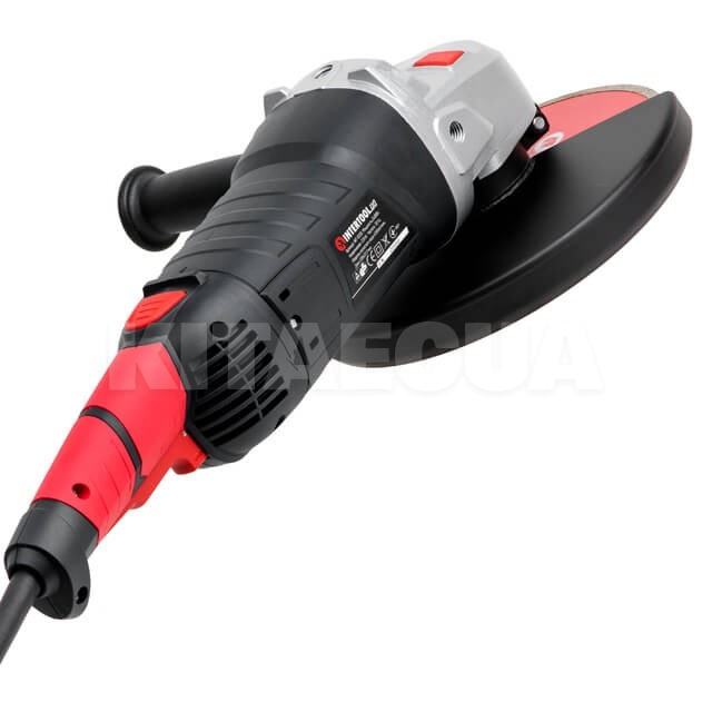 Шлифмашина угловая 2400Вт 6300 об/мин Intertool (WT-0228) - 3