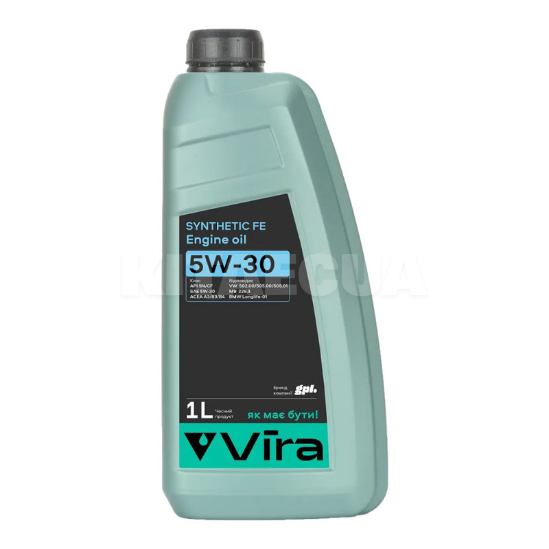 Масло моторное синтетическое 1л 5W-30 SYNTHETIC FE VIRA (VI0266)