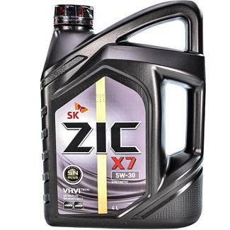 Масло моторное синтетическое 4л 5W-30 X7 ZIC