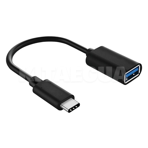 Перехідник USB - Type-C AC-230 чорний з кабелем XoKo (XK-AC230-BK)
