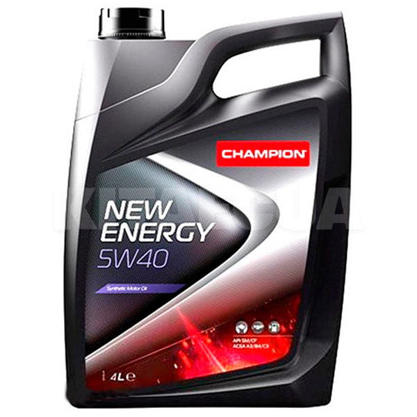 Масло моторное синтетическое 4л 5W-40 NEW ENERGY Champion (8211751)